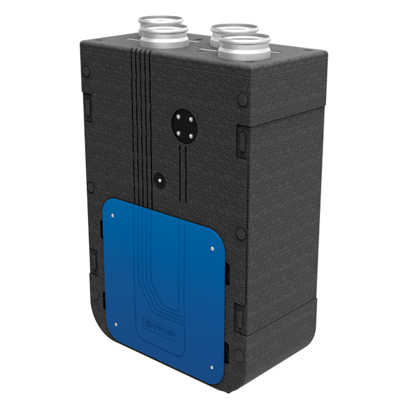 Vents VUT 270 V5B EC A14 - Vertical air handling units with a counterflow polystyrene or enthalpy heat exchanger