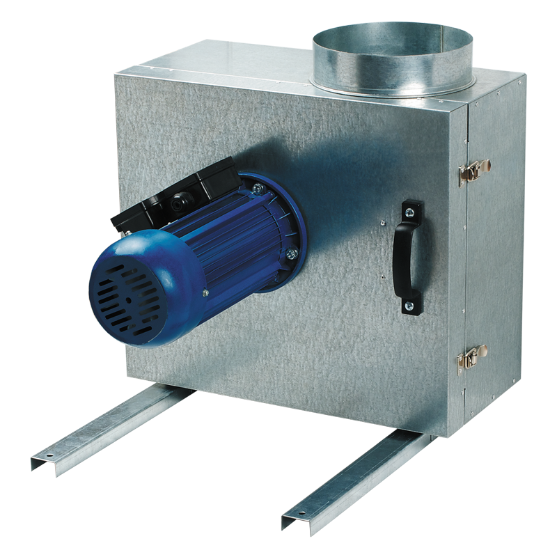 Vents KSK 200 4D - Kitchen inline fans in sound-insulated casing with operational temperature of 120 °C