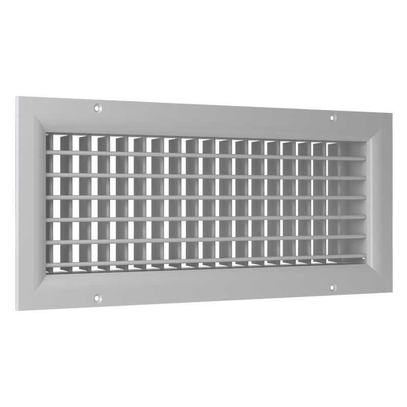 Vents DR 650x300 - Double-row ventilation grille with adjustable louvres