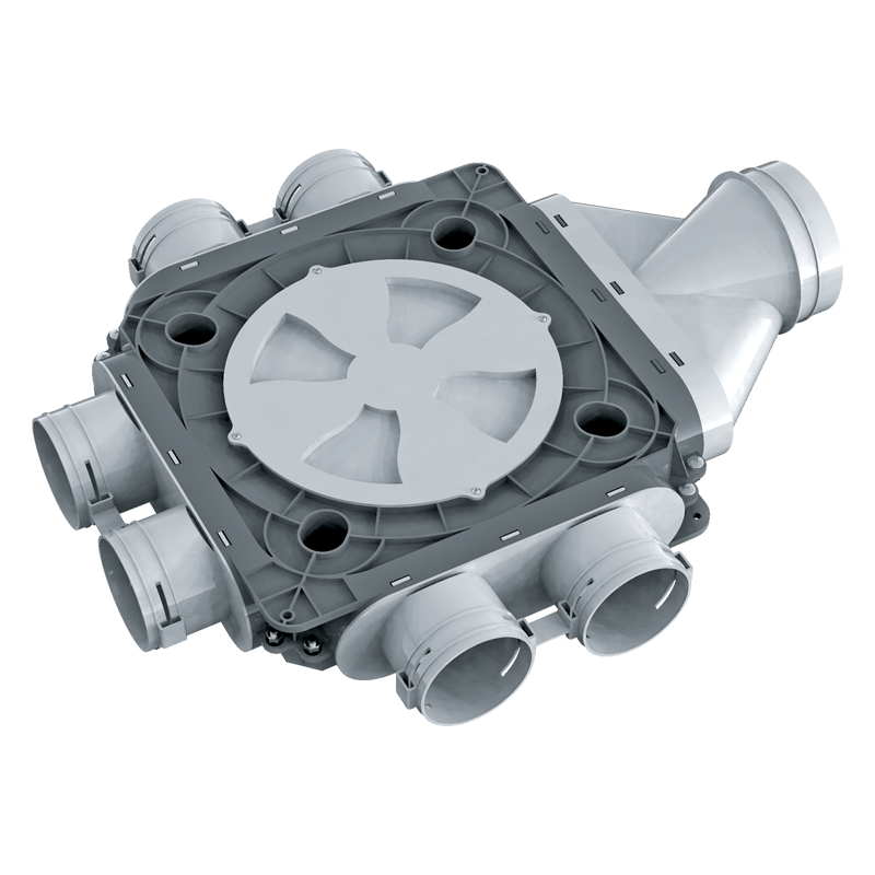 Series Vents FlexiVent 1051125/75x6 - System 75 - Radial ductwork
