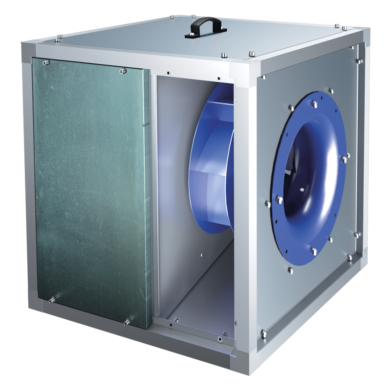 Vents VSK 630 4D (400/60) - Centrifugal kitchen inline fans in sound-insulated casing with operational temperature of 120 °C