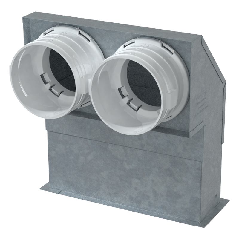Series Vents FlexiVent 0833234x70/90x2 - System 90 - Radial ductwork
