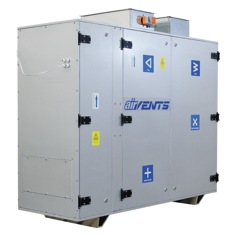 Vents AV02 CFV 2500 - Premium commercial vertical air handling units with a counterflow heat exchanger