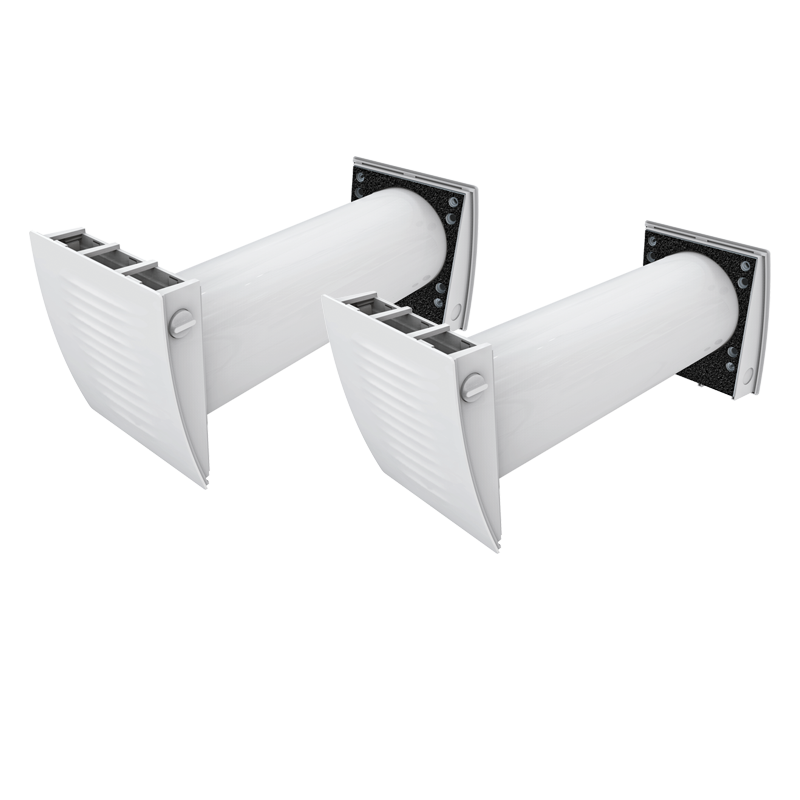 Vents TwinFresh Easy-D RL7-50-17 - Single-room HRV units with ceramic heat exchanger and an air flow of 50 m³/h