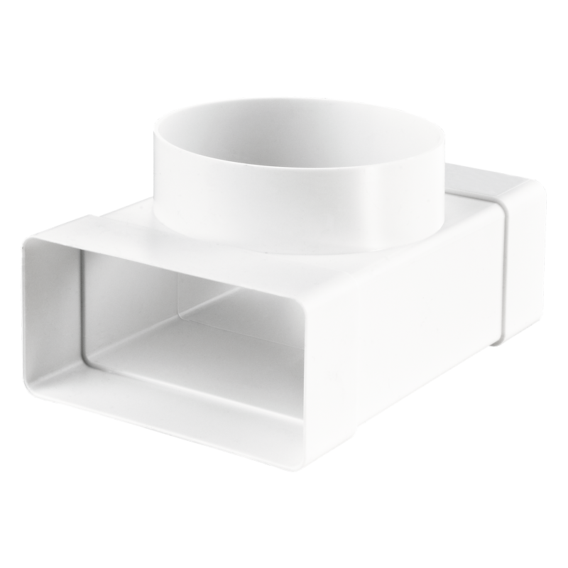 Series Vents T-joint for flat and round ducts - Flat duct - Plastic ductwork