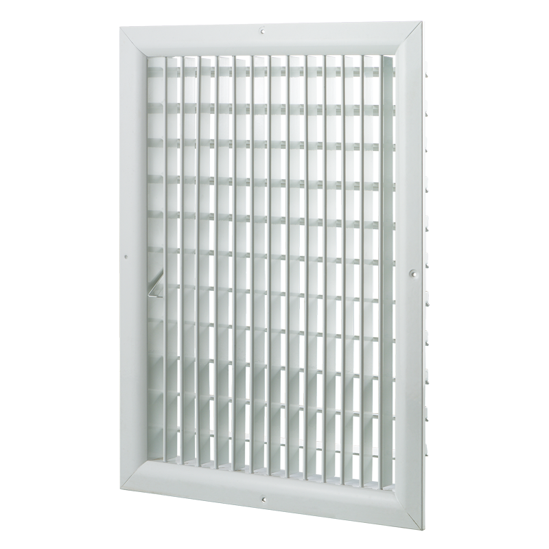 Vents ORV 600x250 R1 - Single-row ventilation grille with first row adjustable louvres and a built-in air flow regulator