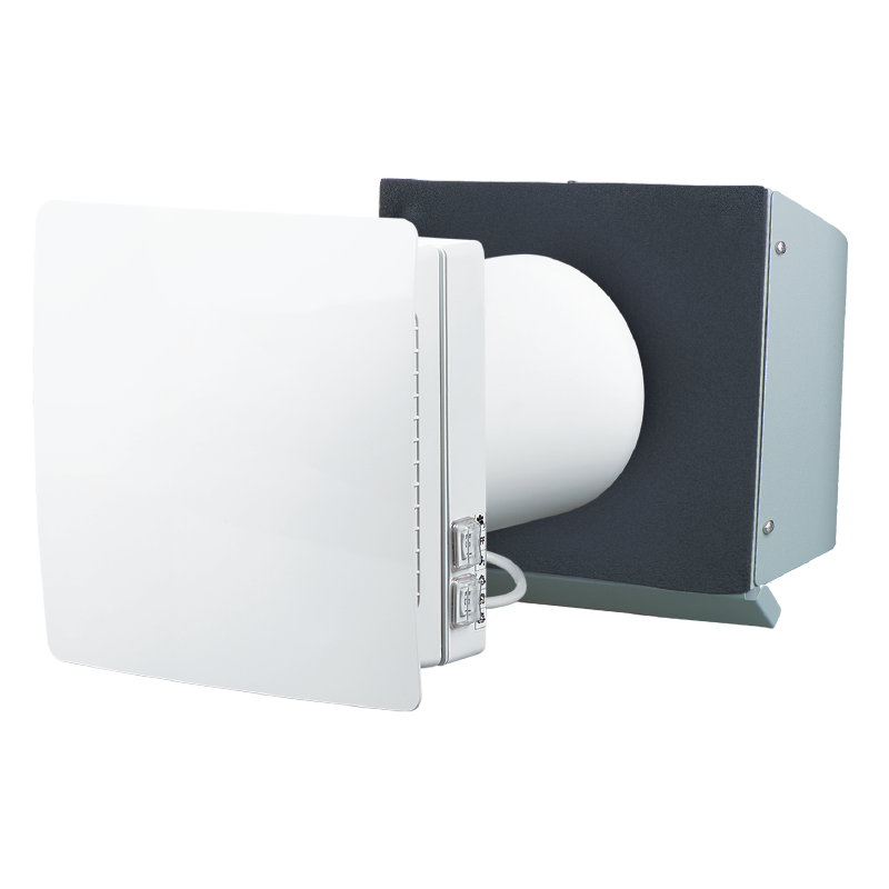 Vents TwinFresh Comfo RA1-85-13 V.3 - Single-room HRV unit with ceramic heat exchanger and remote control with an air flow of 85 m³/h. This model is supplied to international markets only. For United States customers, please visit vents-us.com product website