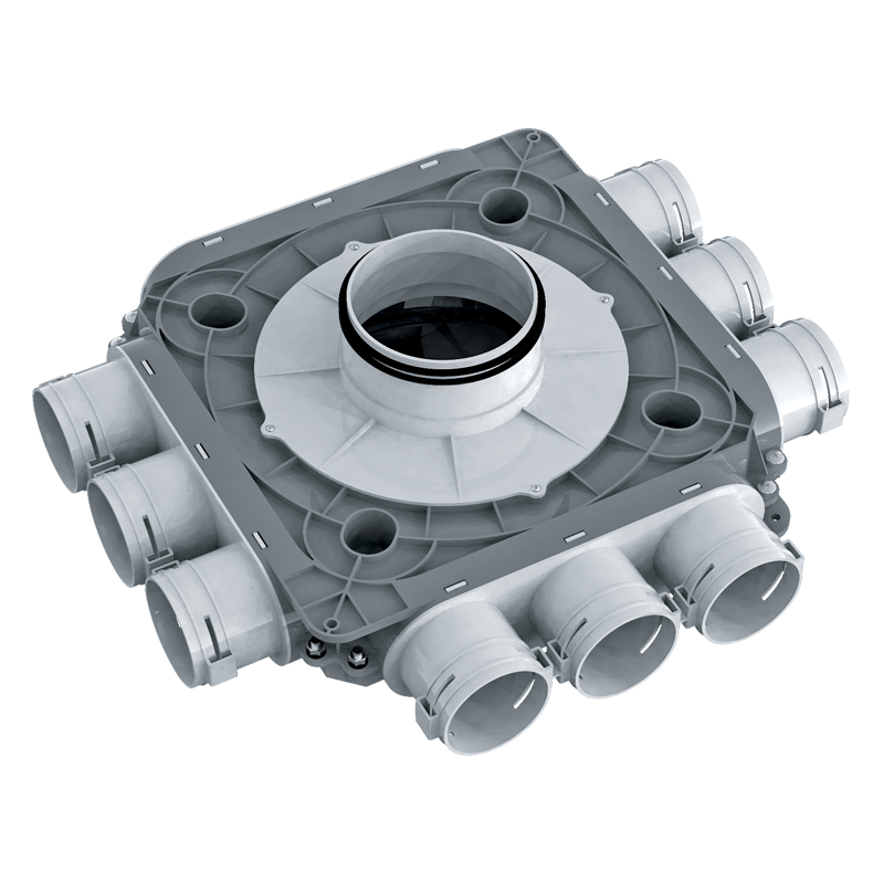 Series Vents FlexiVent 1050125/63x9 - System 63 - Radial ductwork