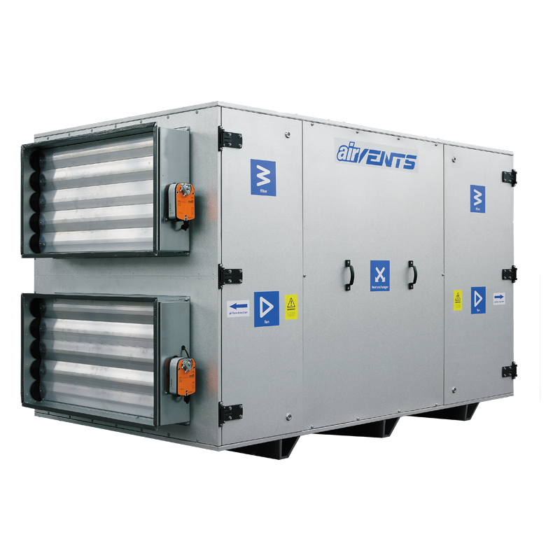 Vents AV02 CFH 1500 - Premium commercial horizontal air handling units with a counterflow heat exchanger