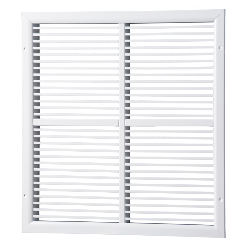 Vents ONK 900x850 - Single-row sectional ventilation grille with fixed vanes