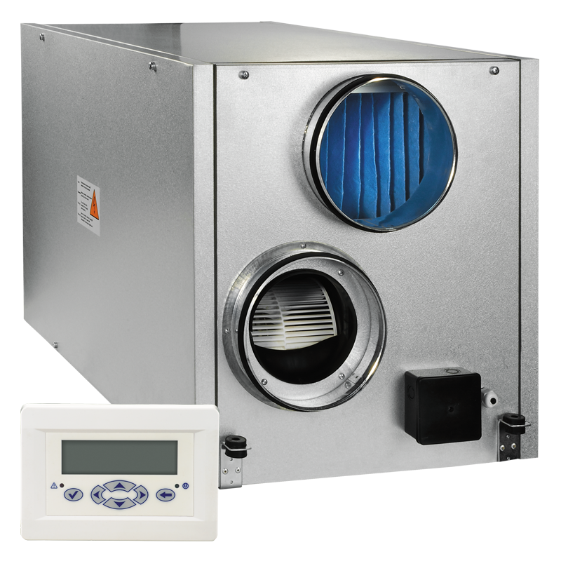 Vents VUT 1000 EH - Horizontal air handling units with a сrossflow heat exchanger