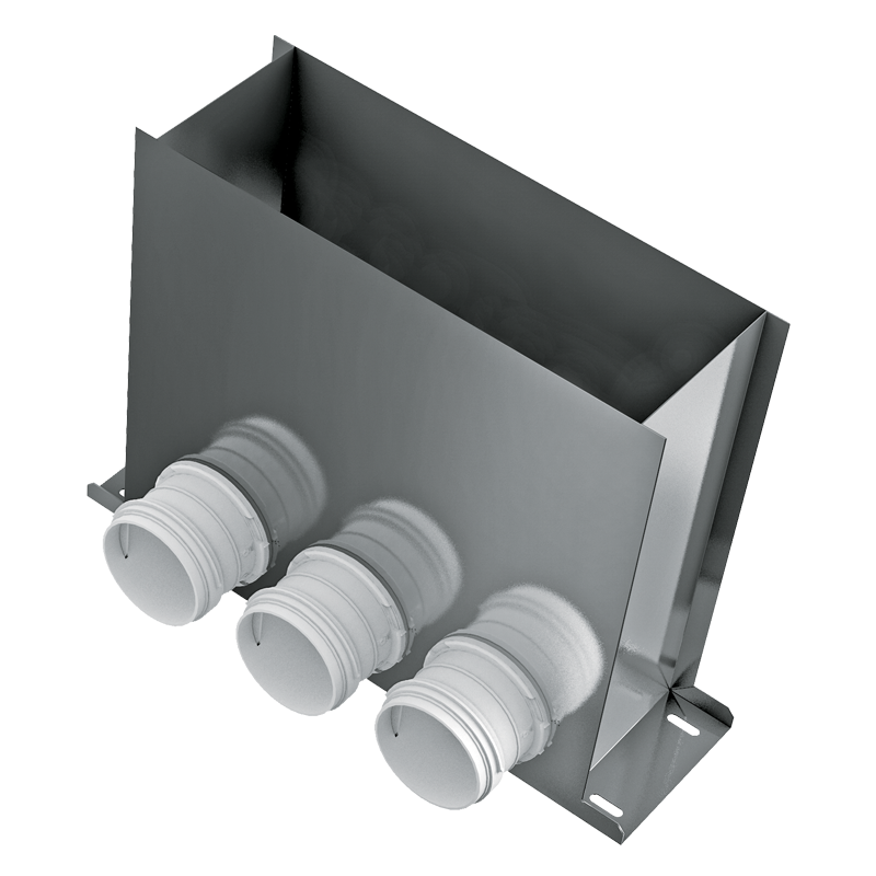 Series Vents FlexiVent 0821300x100/75x3 - System 75 - Radial ductwork
