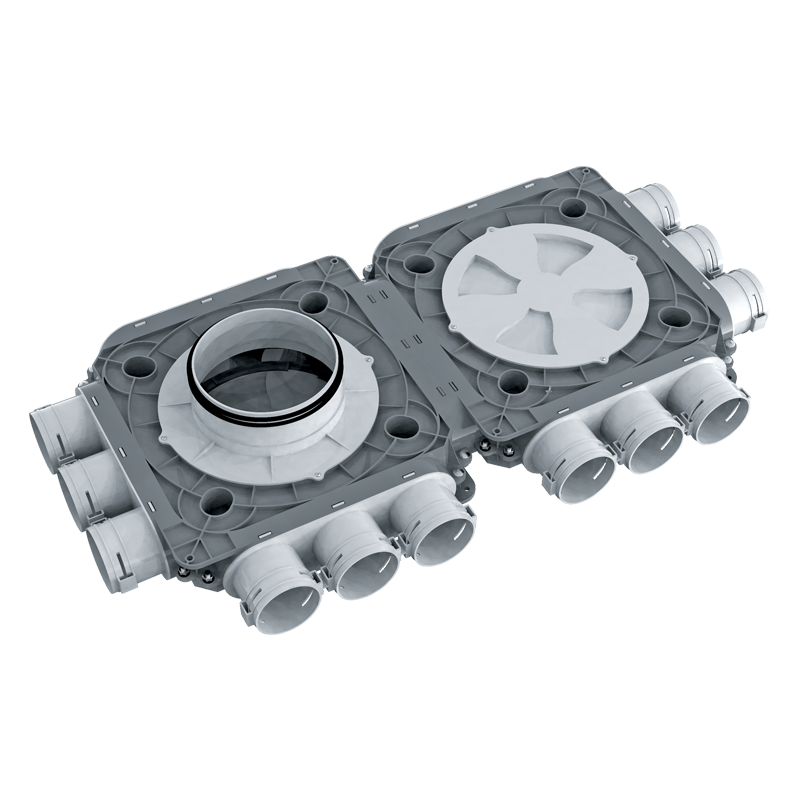 Series Vents FlexiVent 1051 63x12 - System 63 - Radial ductwork