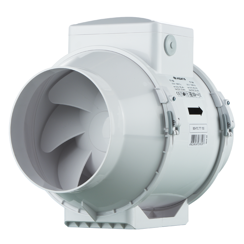Vents TT 150 P - Mixed-flow inline fans