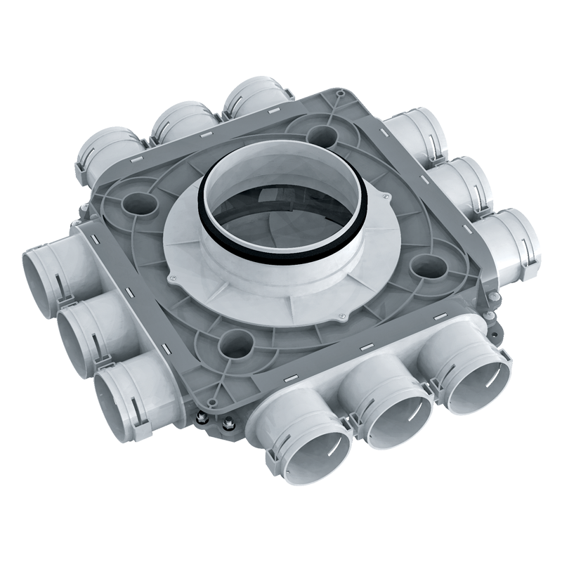Series Vents FlexiVent 1050 63x12 - System 63 - Radial ductwork