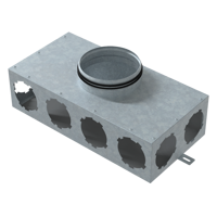 System 90 - Radial ductwork - Series Vents FlexiVent 1001160/90x8