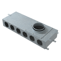 System 90 - Radial ductwork - Series Vents FlexiVent 1004160/90x6