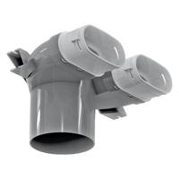Radial ductwork - Air distribution - Series Vents Connectors 52 mm
