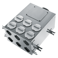 System 75 - Radial ductwork - Series Vents FlexiVent 1002125/75x6