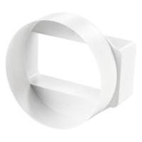 Flat duct - Plastic ductwork - Series Vents Reducer for flat and round ducts