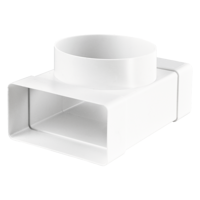 Flat duct - Plastic ductwork - Series Vents T-joint for flat and round ducts