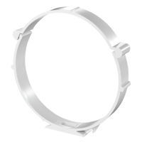 Flat duct - Plastic ductwork - Series Vents Holder for round ducts