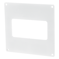 Flat duct - Plastic ductwork - Series Vents Wall plate for flat ducts