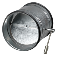 For round ducts - Dampers - Series Vents KOM1 (round)