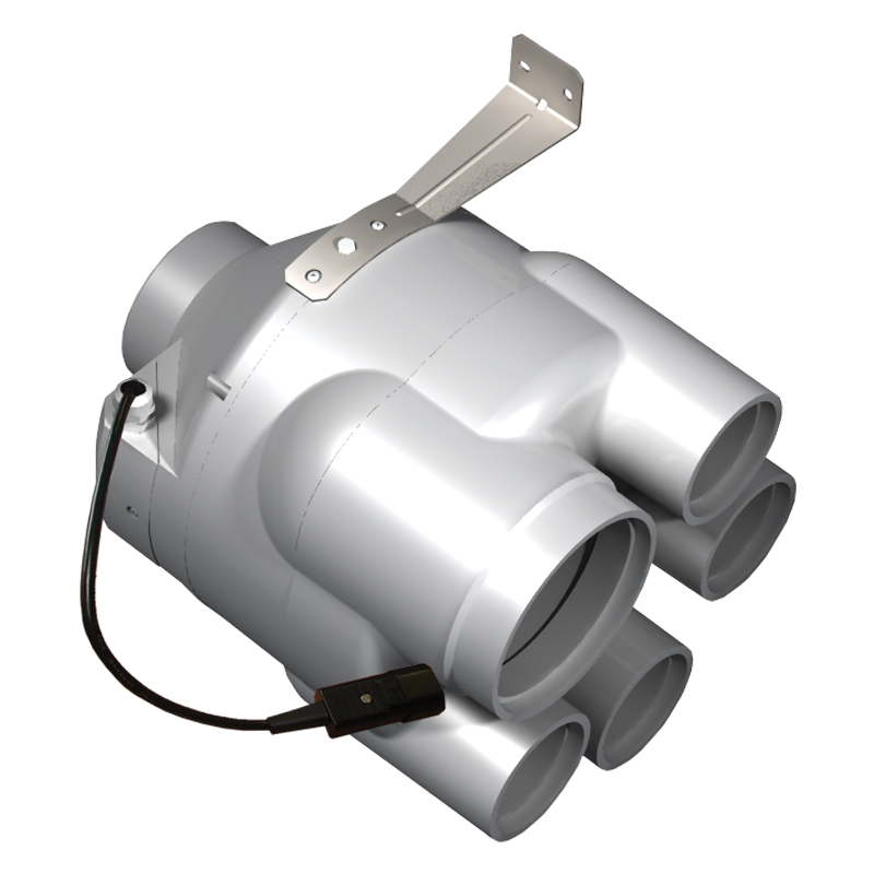 Vents VK VMS 125 - Multi-zone centrifugal fans in plastic casing