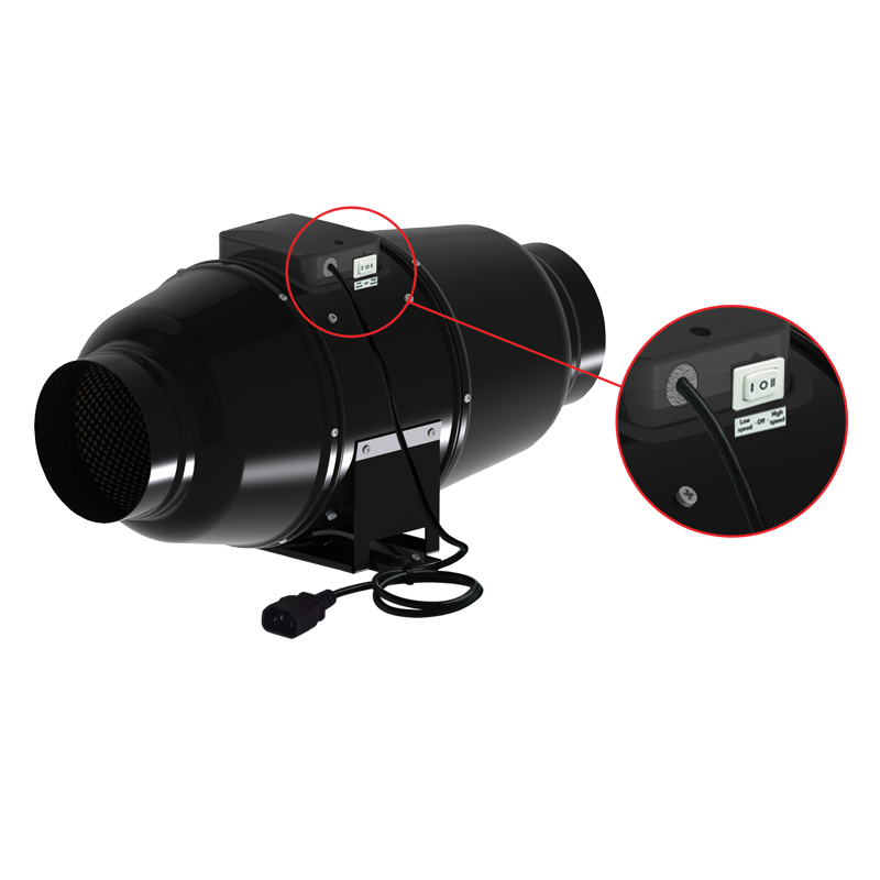 Vents TT Silent-M 160 - Mixed-flow inline fans in sound-insulated casing