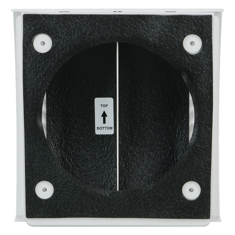 Vents EH-14 white 160 - Plastic outer hood