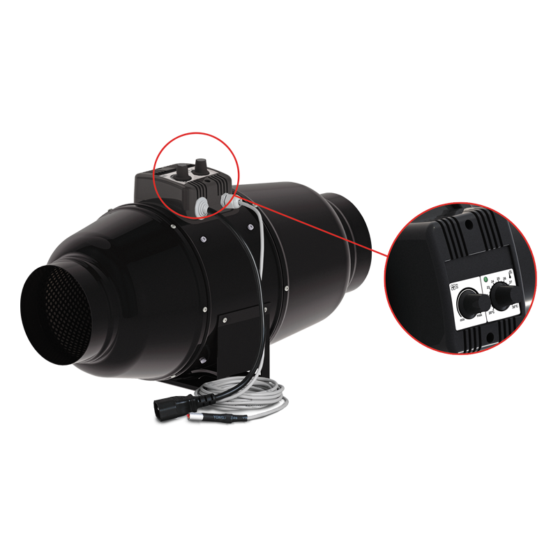 Vents TT Silent-M 160 Un - Mixed-flow inline fans in sound-insulated casing