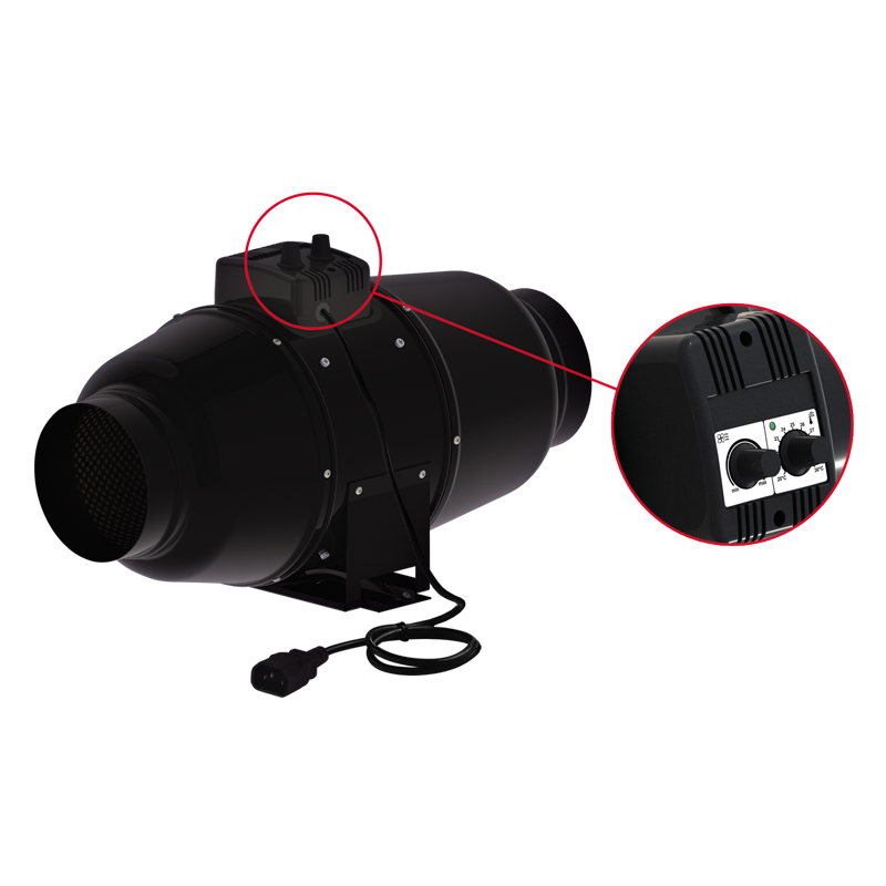 Vents TT Silent-M 160 - Mixed-flow inline fans in sound-insulated casing