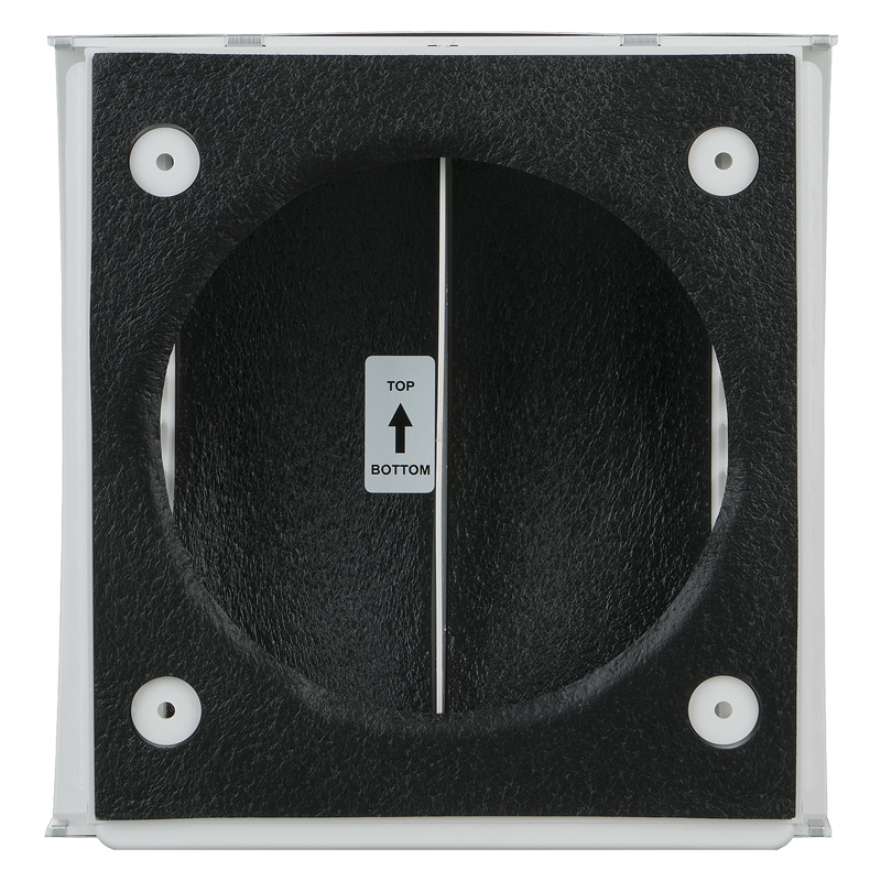 Vents EH-14 chrome 160 - Plastic outer hood